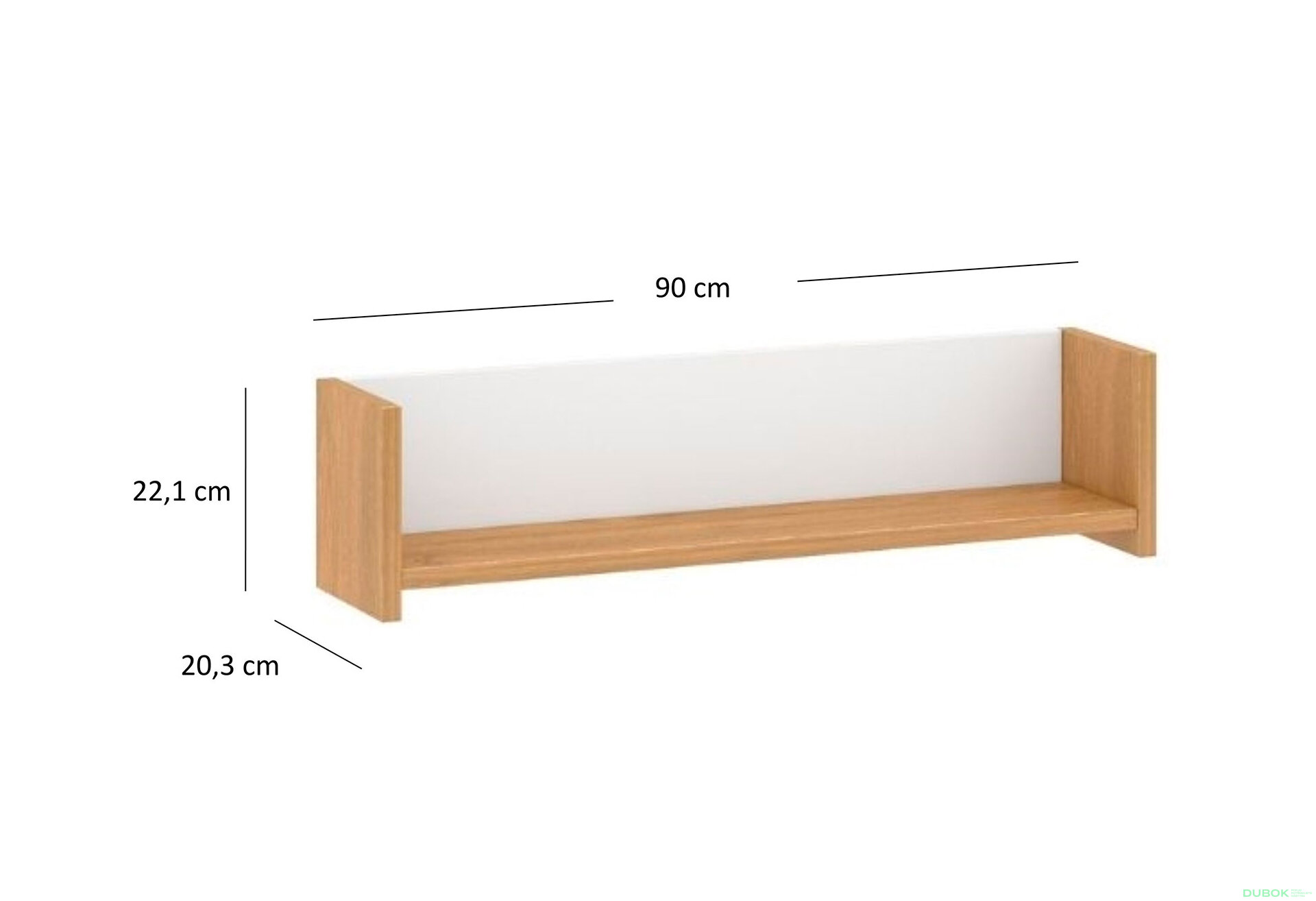 Obrázek 2 - Police 90 bílý mat Adam