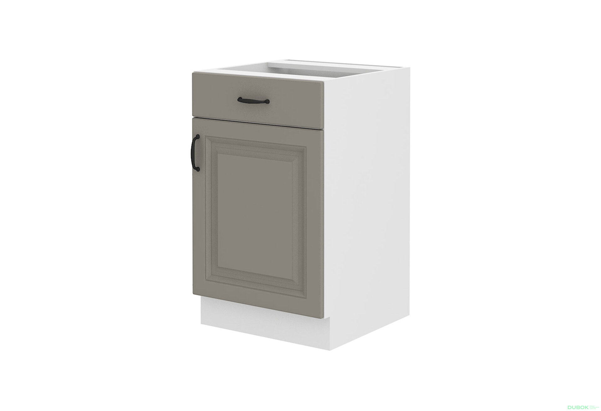 Obrázek 5711 - Kuchyňská sestava 2.5 m Stilo bílý / clay grey