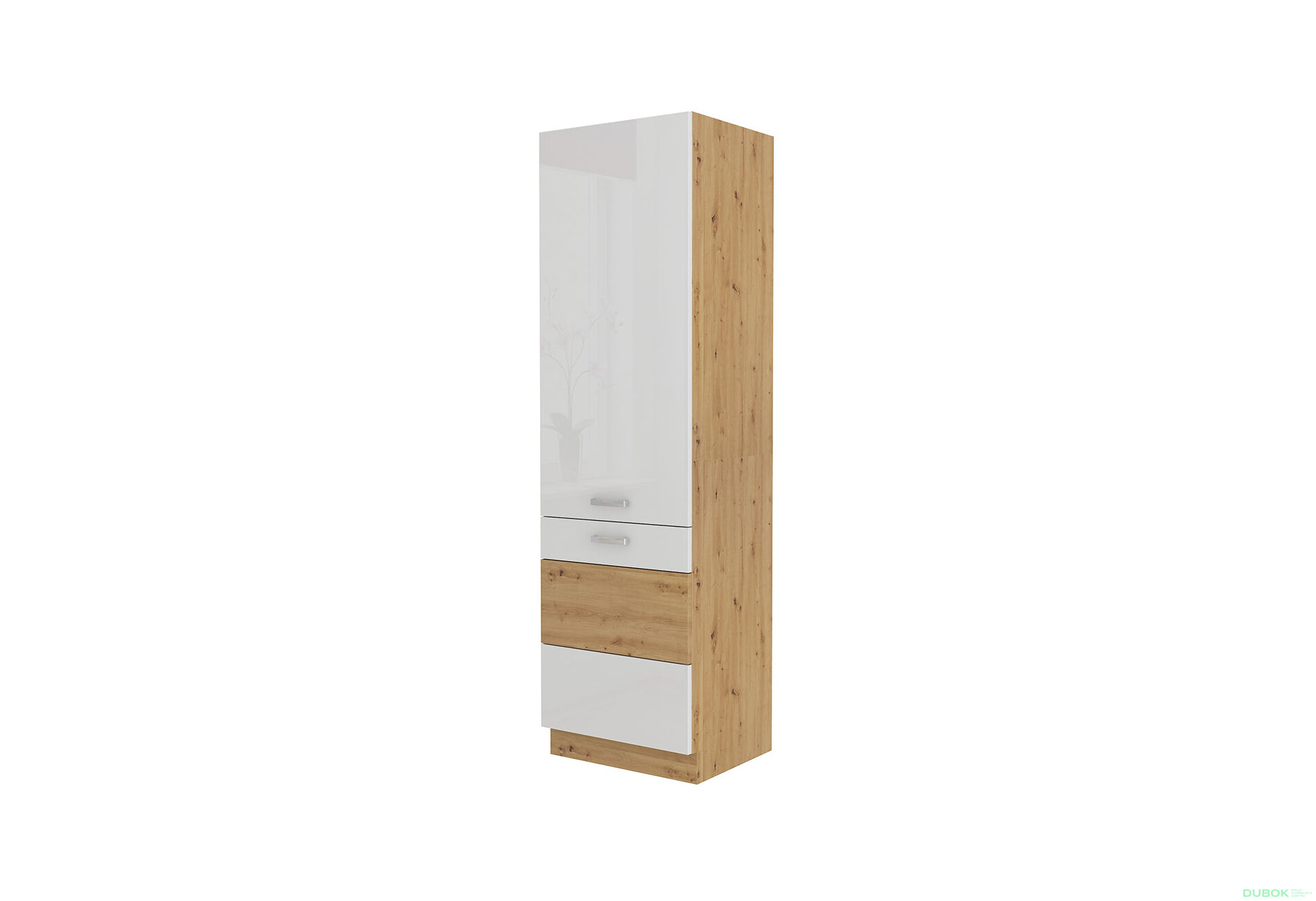 Obrázek 5393 - Kuchyňská sestava 1.2+2.4 m Artisan / bílý lesk
