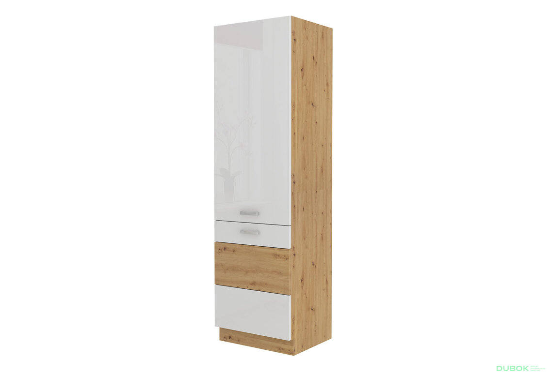 Obrázek 5393 - Kuchyňská sestava 1.2+2.4 m Artisan / bílý lesk
