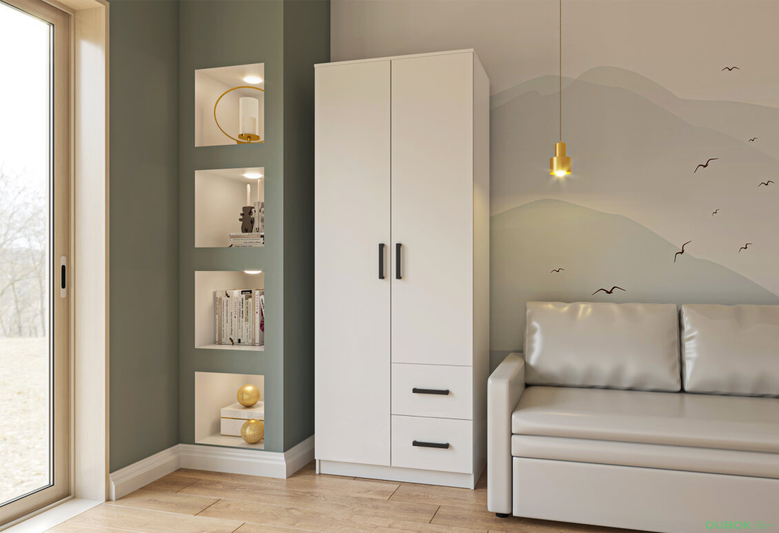 Obrázek 2 - Skříň Simple 2D 2Š nymfaea alba