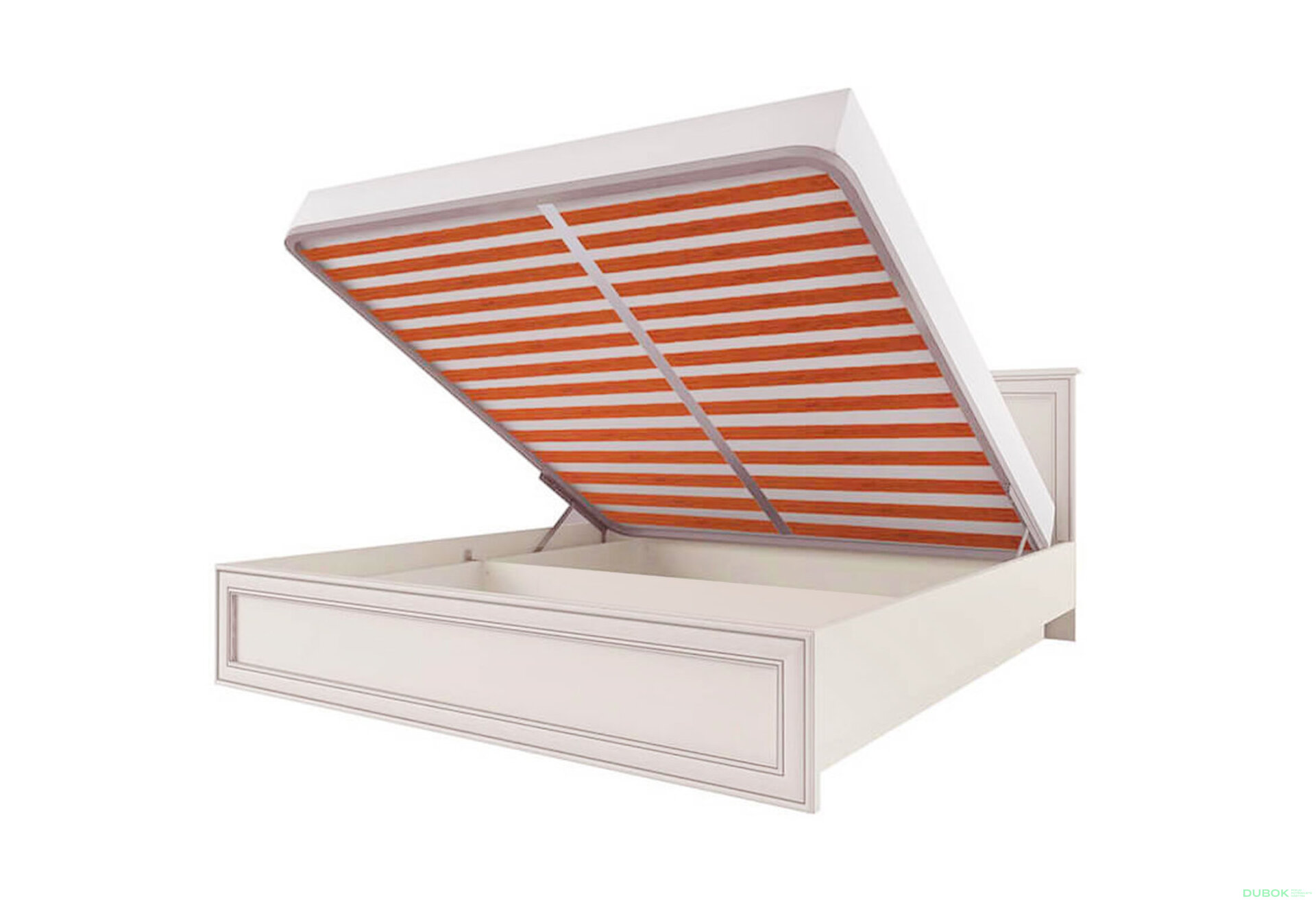 Obrázek 3 - Postel 160x200 s úložným prostorem woodline krém Tiffany