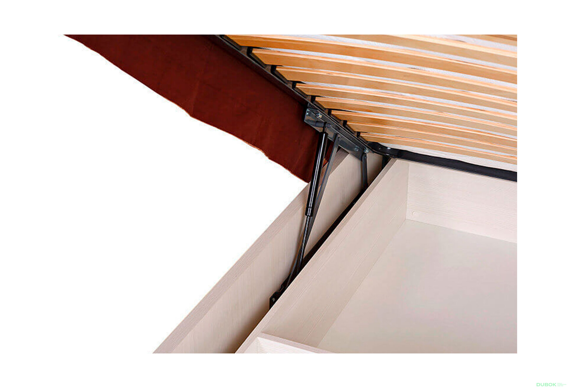 Obrázek 5 - Postel 160x200 s úložným prostorem woodline krém Tiffany