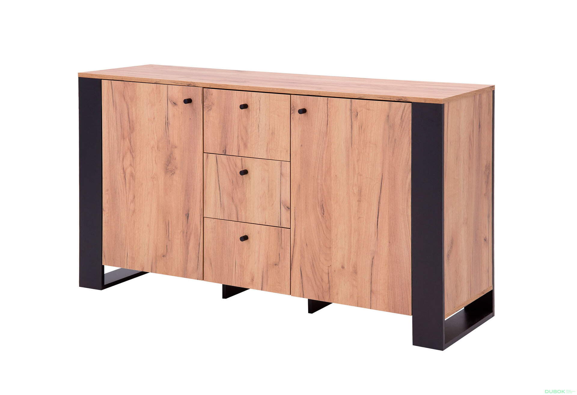 Obrázek 1 - Komoda 2d3s dub craft zlatý Wood