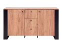 Obrázek 2 - Komoda 2d3s dub craft zlatý Wood