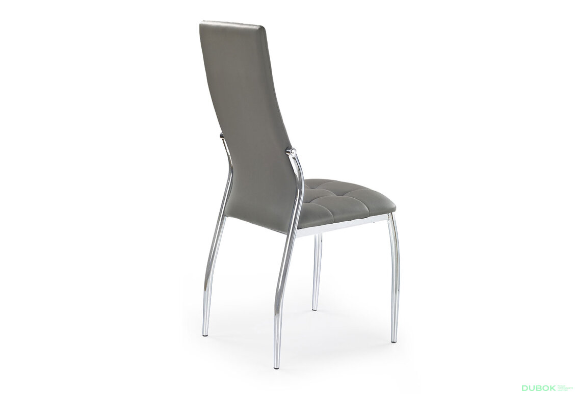 Obrázek 2 - Židle K209 chrom / ekokůže popel