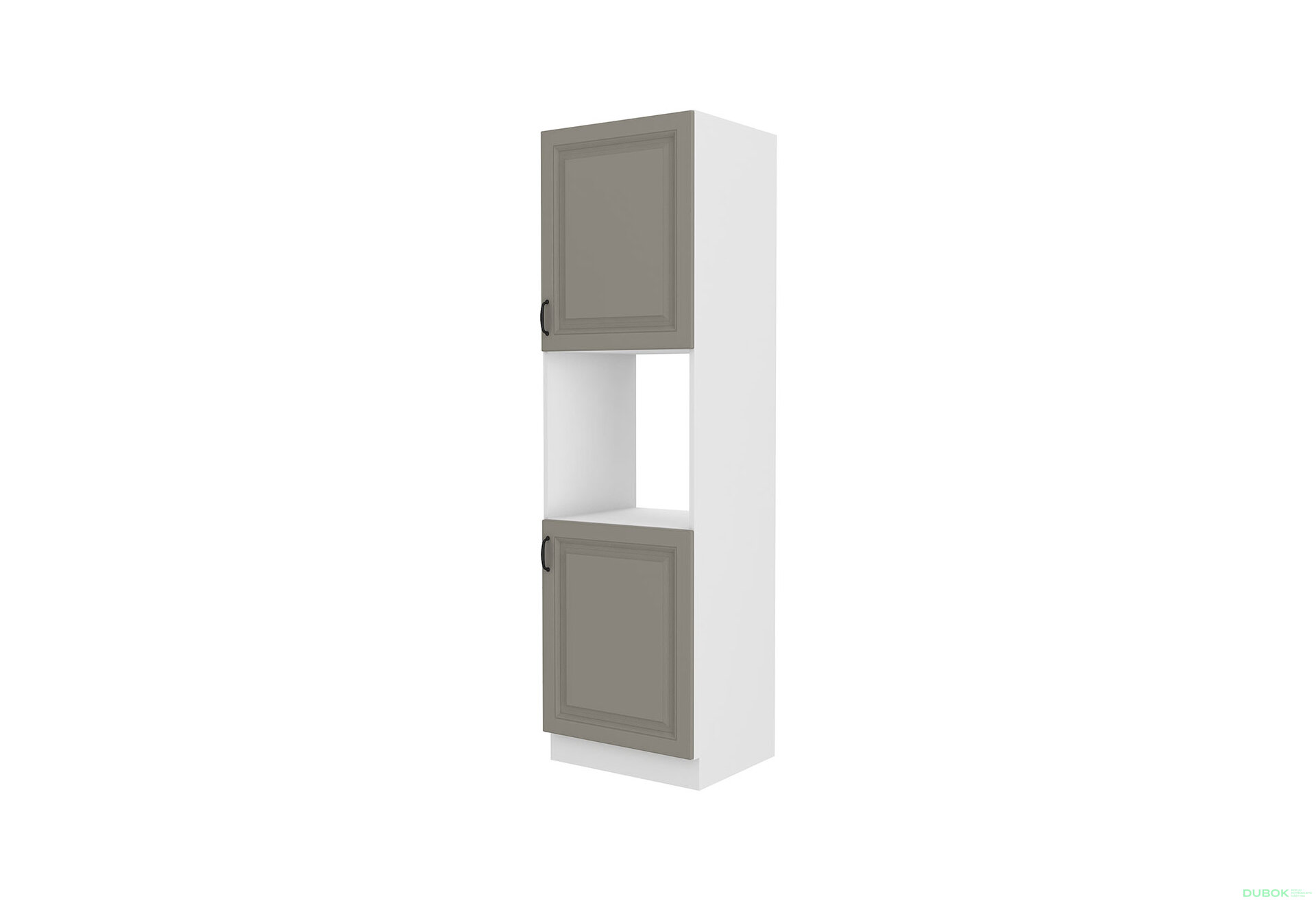 Obrázek 5742 - Kuchyňská sestava 1.2+2.4 m Stilo bílý / clay grey