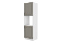 Obrázek 5742 - Kuchyňská sestava 1.2+2.4 m Stilo bílý / clay grey
