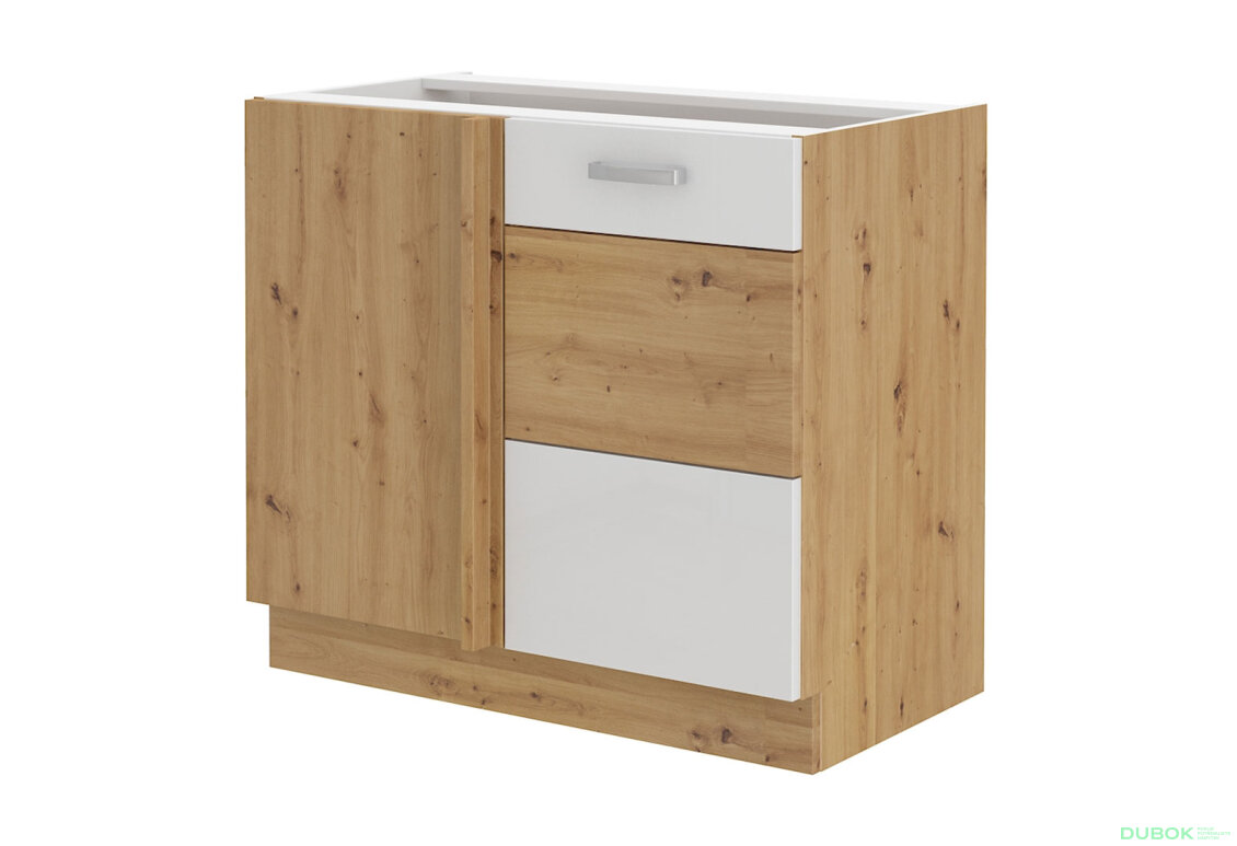 Obrázek 5430 - Kuchyňská sestava 2.75x1.5 m Artisan / bílý lesk