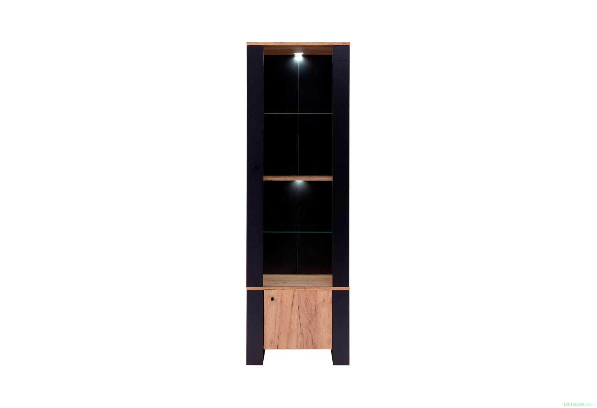 Obrázek 2 - Vitrína 1d1w dub craft zlatý Wood