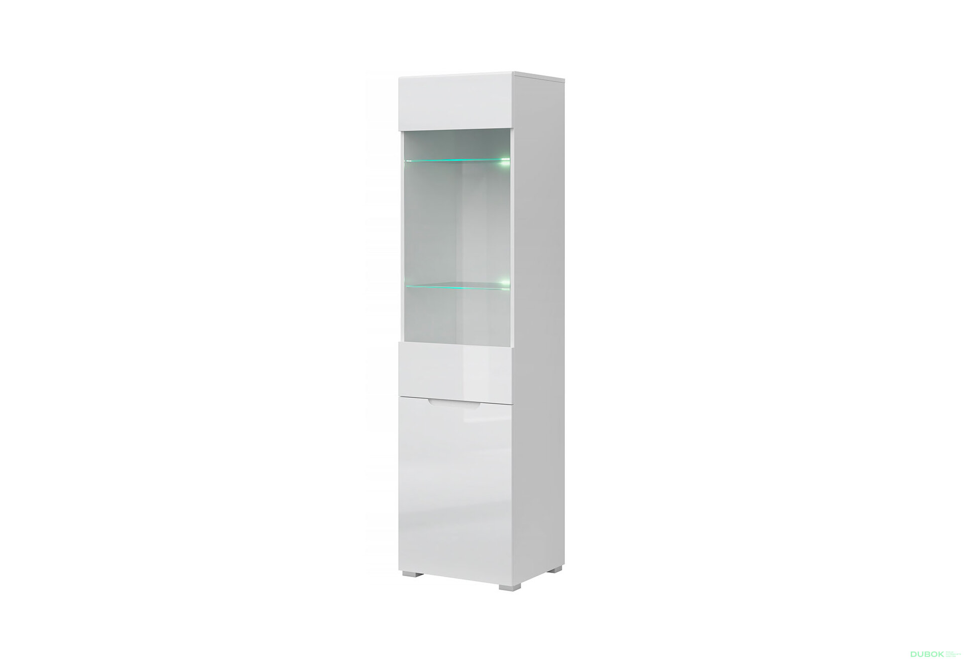 Obrázek 1029 - Obývací sestava 2.8 m bílý lesk Yolk