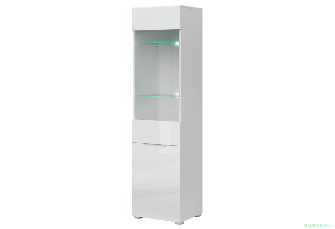 Obrázek 1029 - Obývací sestava 2.8 m bílý lesk Yolk