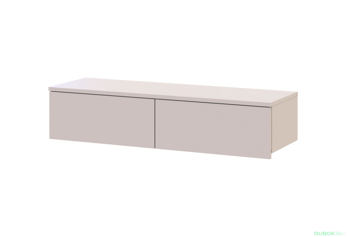 Toaletní stolek Levía kašmír 2š 100x32x22