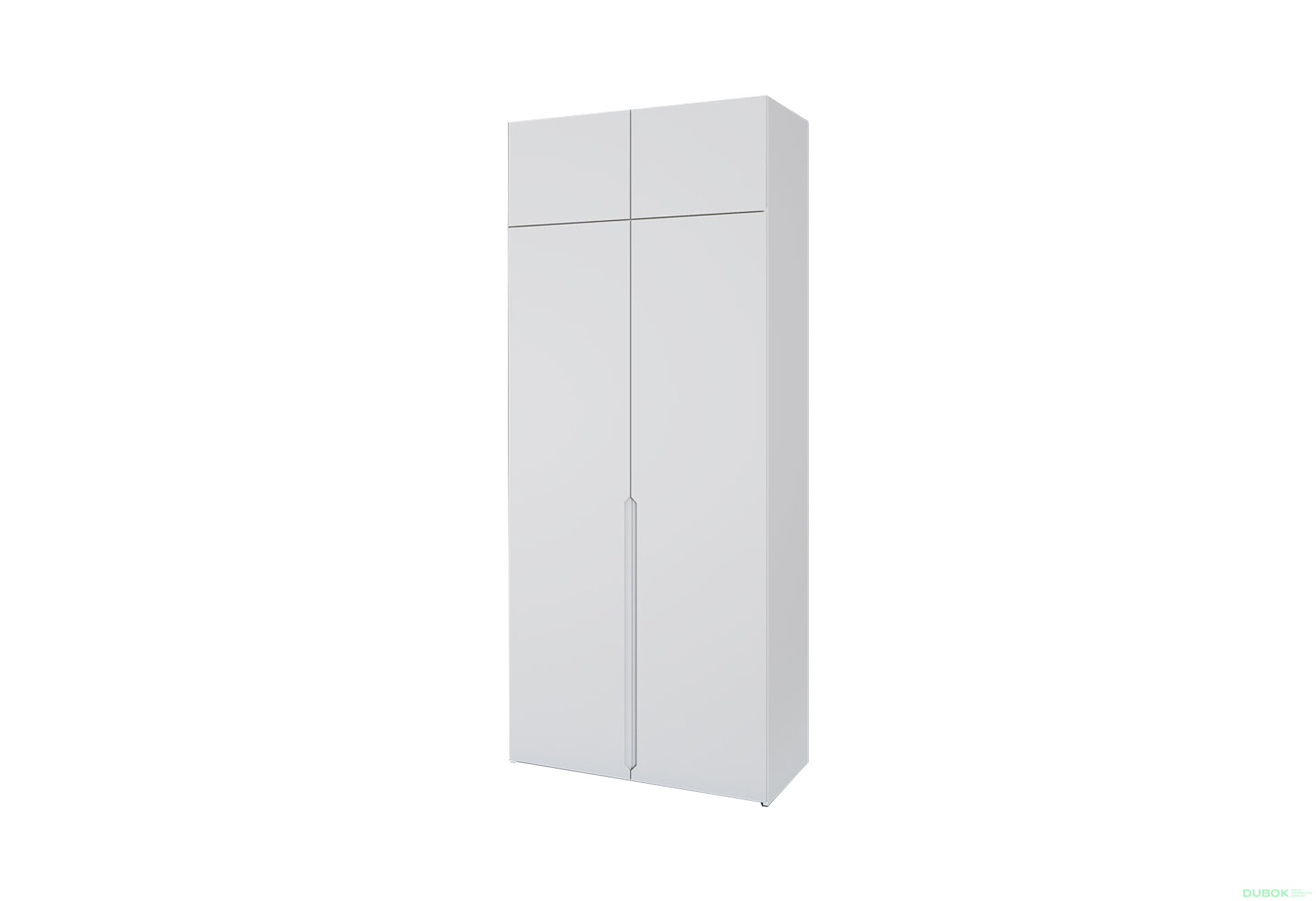 Obrázek 1 - Skříň Neapol 2D 100 s nástavcem, bílá