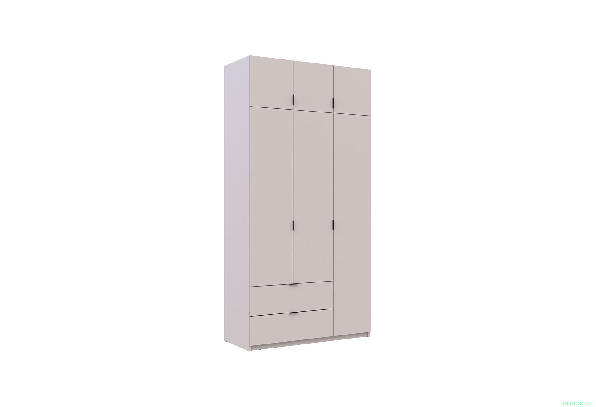 Obrázek 6 - Skříň čtyřdveřová Lukas 120 cm kašmír