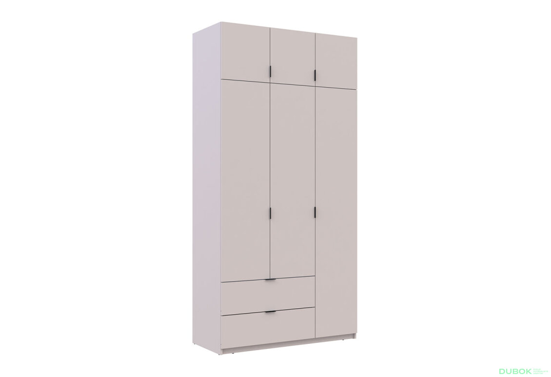 Obrázek 6 - Skříň čtyřdveřová Lukas 120 cm kašmír