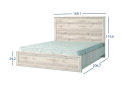 Obrázek 4 - Postel 160x200 s úložným prostorem kaštan nairobi Lisabon