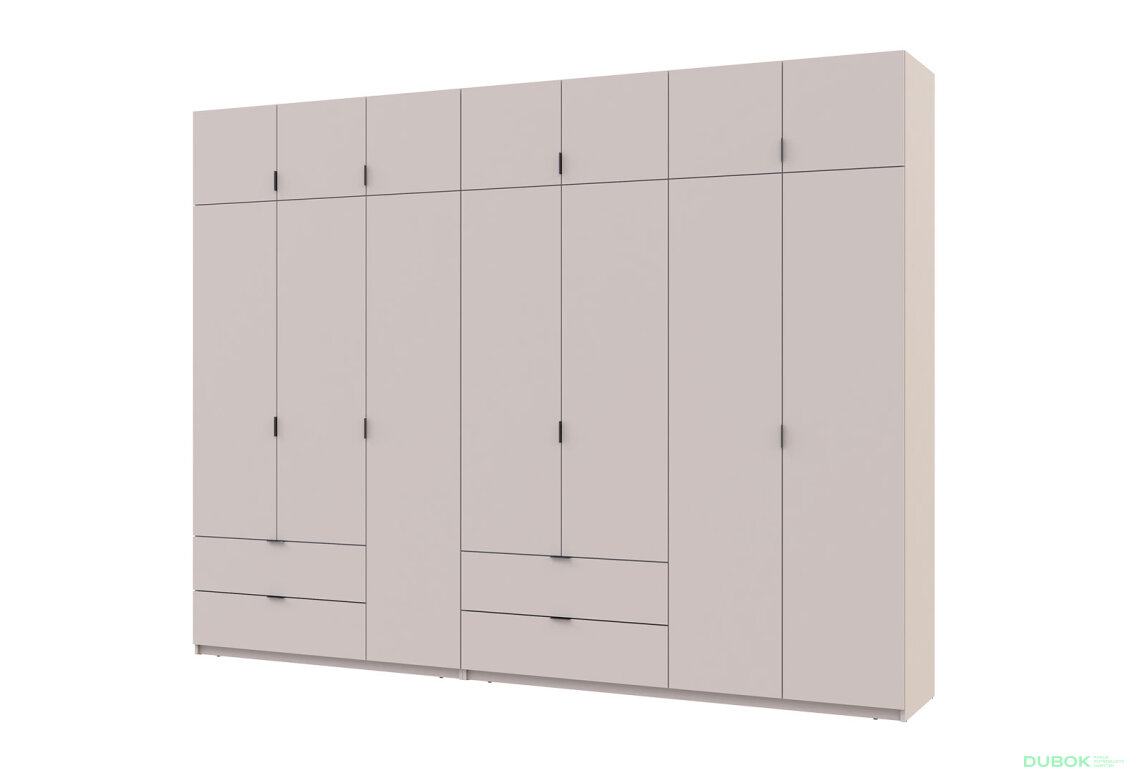 Skříň Lukas 3+4 DT 315 kašmír