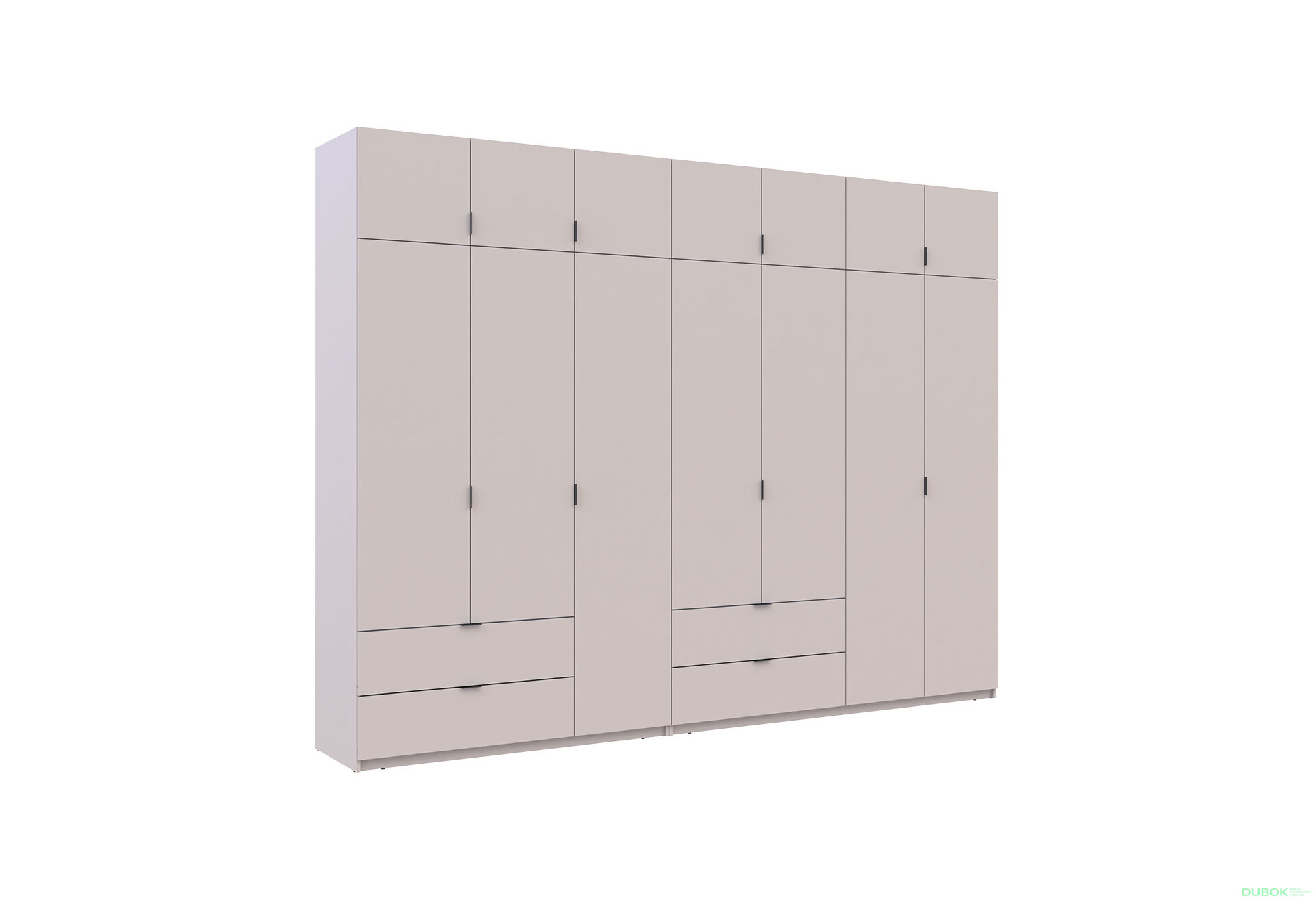 Obrázek 3 - Skříň Lukas 3+4 DT 315 kašmír