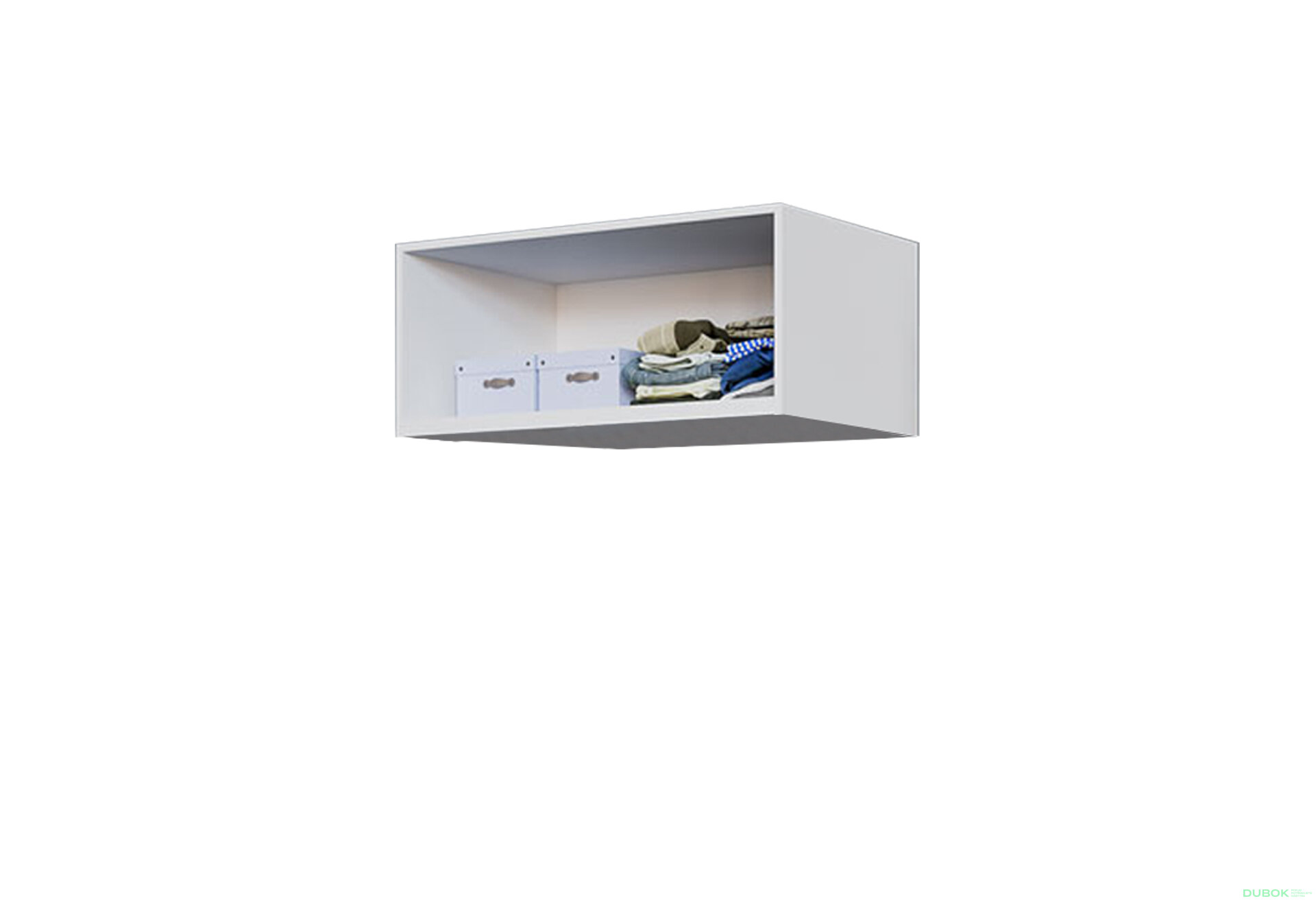 Obrázek 1 - Modul №21 A-1000x400 DTD 18 mm bílý