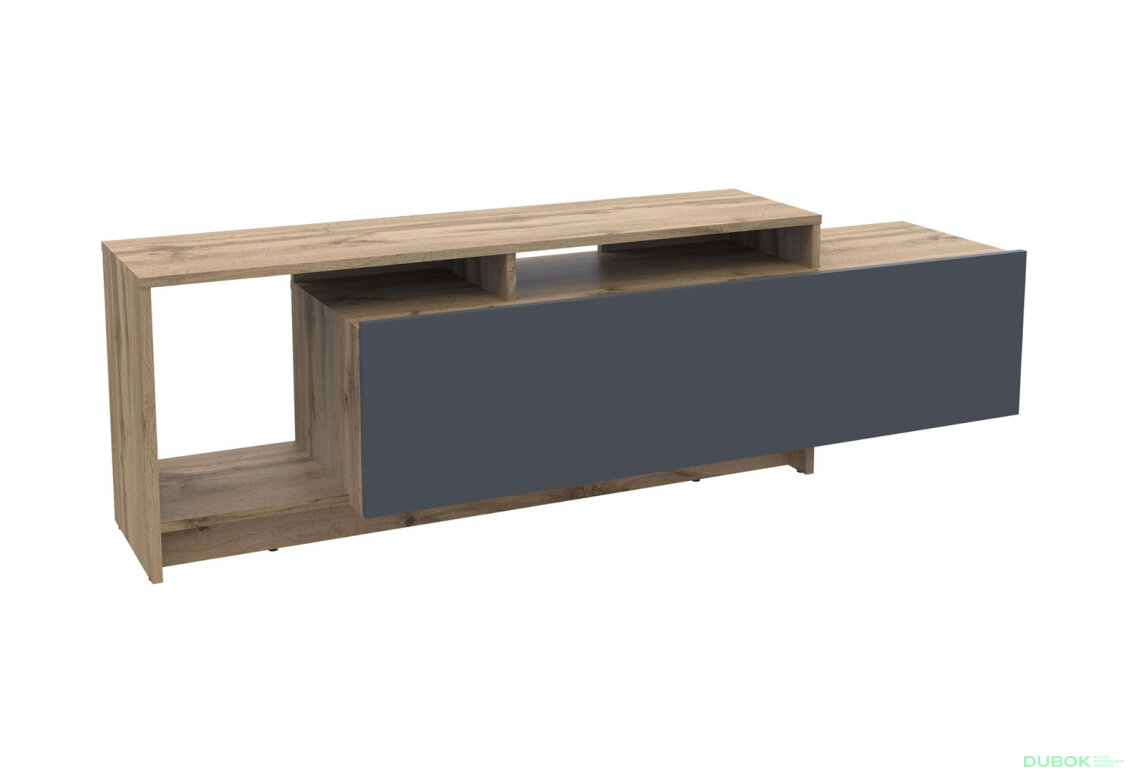 Obrázek 4 - TV stolek U2 tajo / grafit dřevotříska 160x38x48