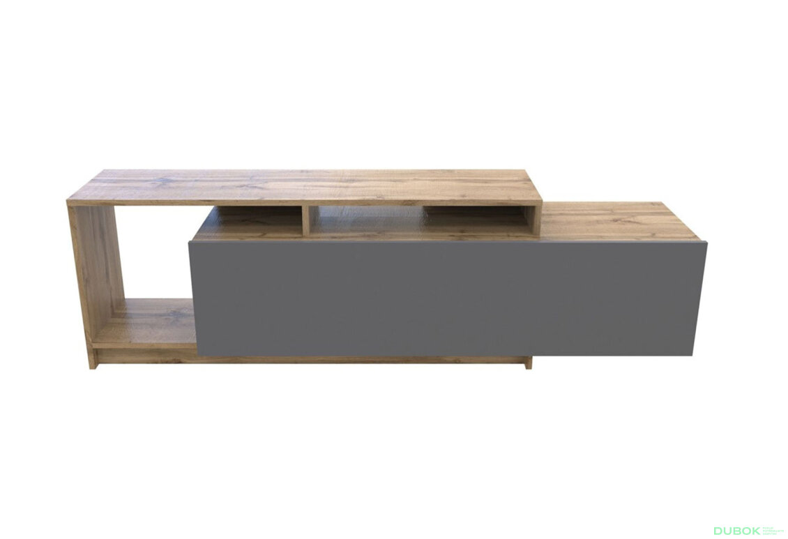 Obrázek 5 - TV stolek U2 tajo / grafit dřevotříska 160x38x48