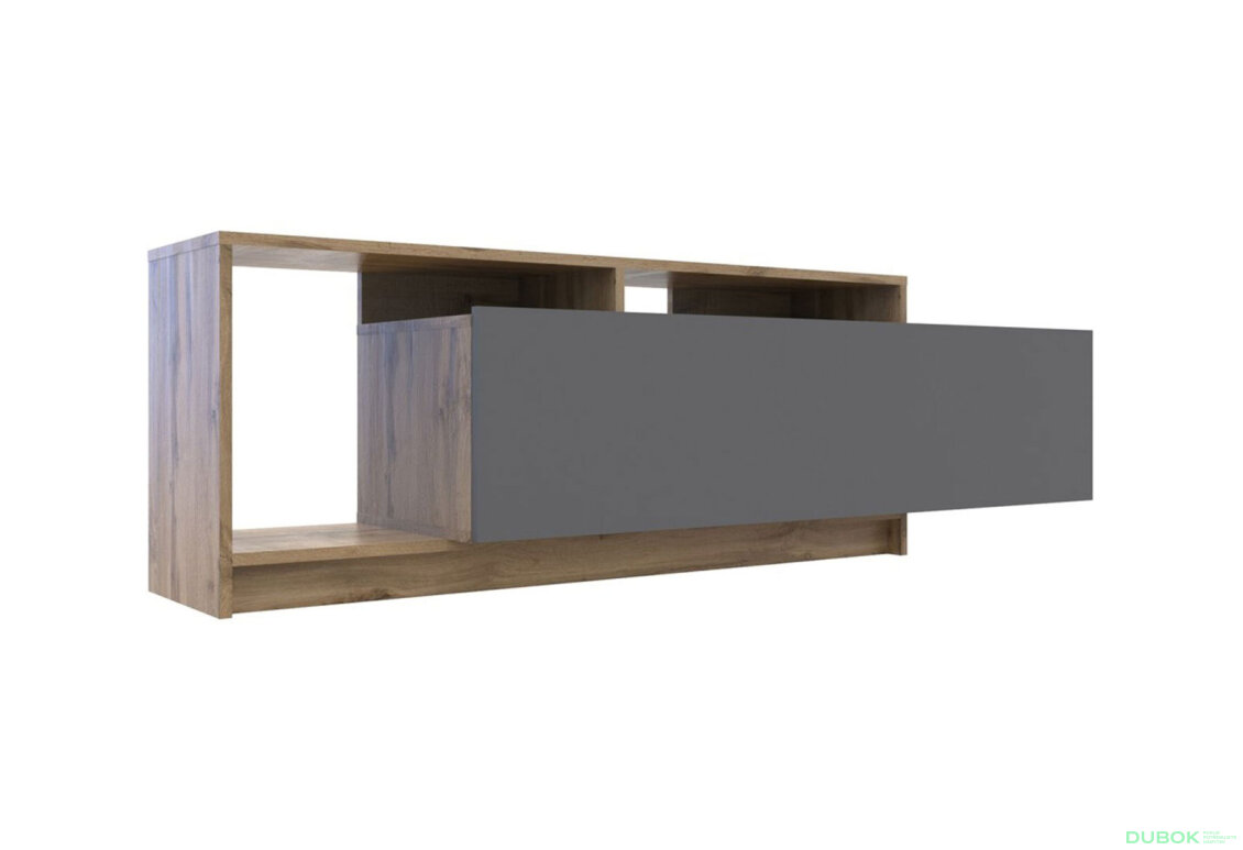 Obrázek 7 - TV stolek U2 tajo / grafit dřevotříska 160x38x48