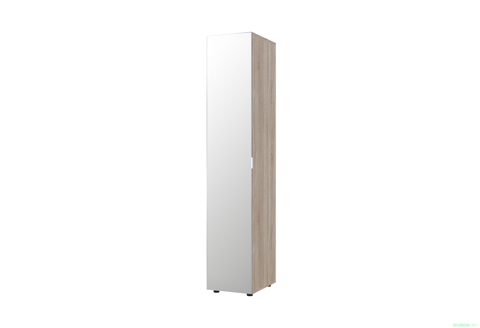Obrázek 6706 - Skříň pětidveřová se zrcadlem Gelar 194 cm Dub sonoma