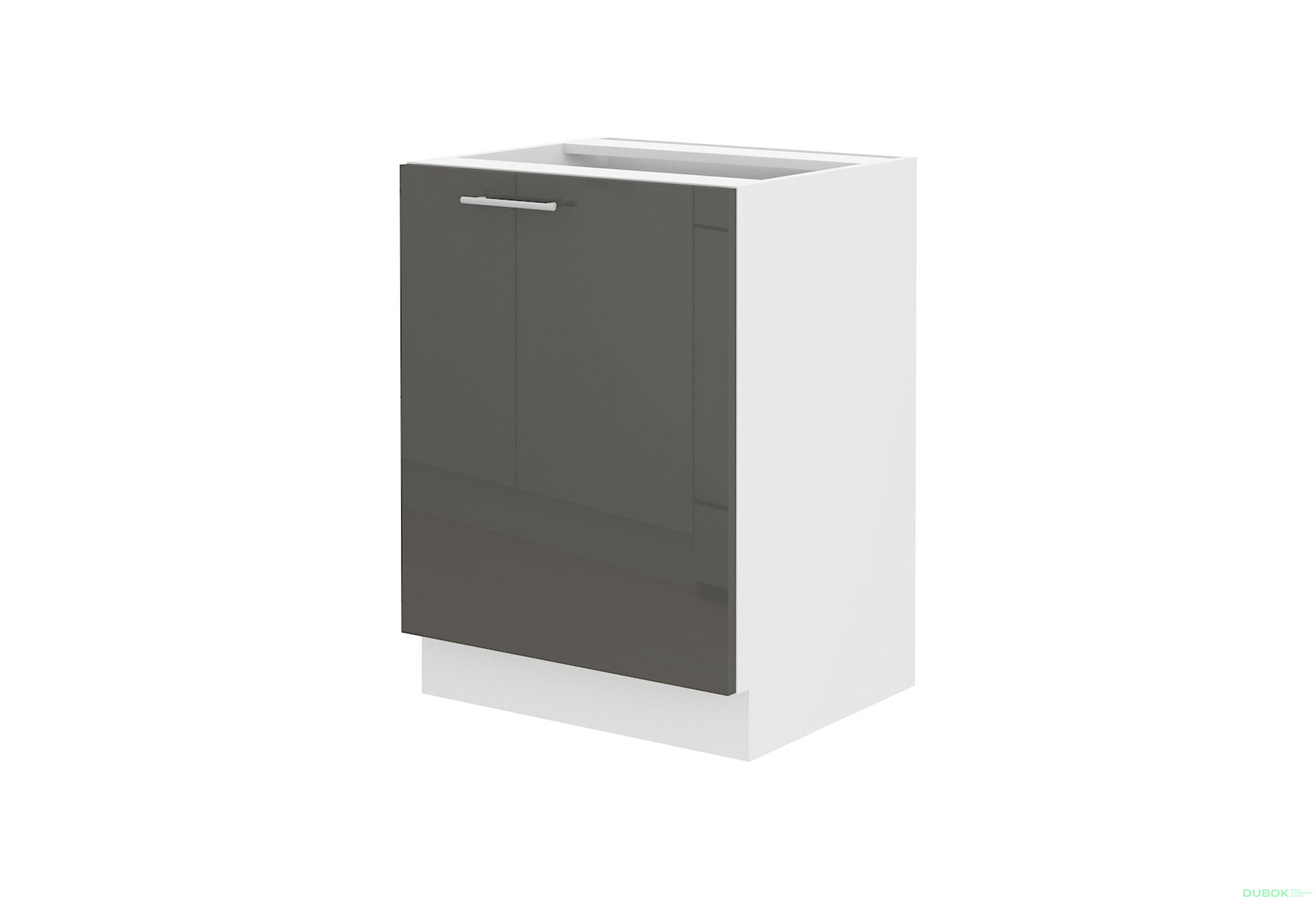 Obrázek 4763 - Kuchyňská sestava 2.9 m Lara bílý / šedý lesk