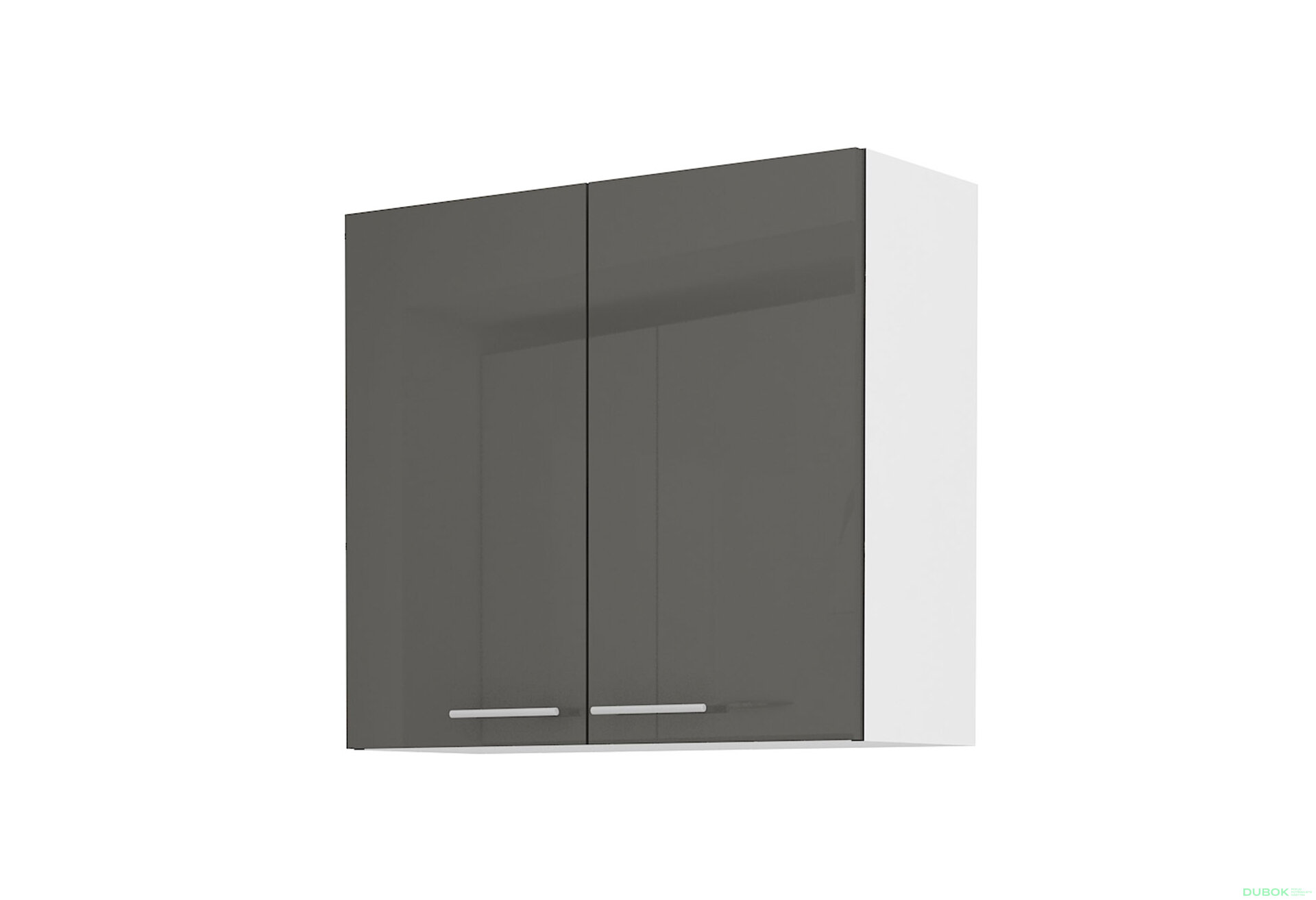 Obrázek 4774 - Kuchyňská sestava 2.6 m Lara bílý / šedý lesk