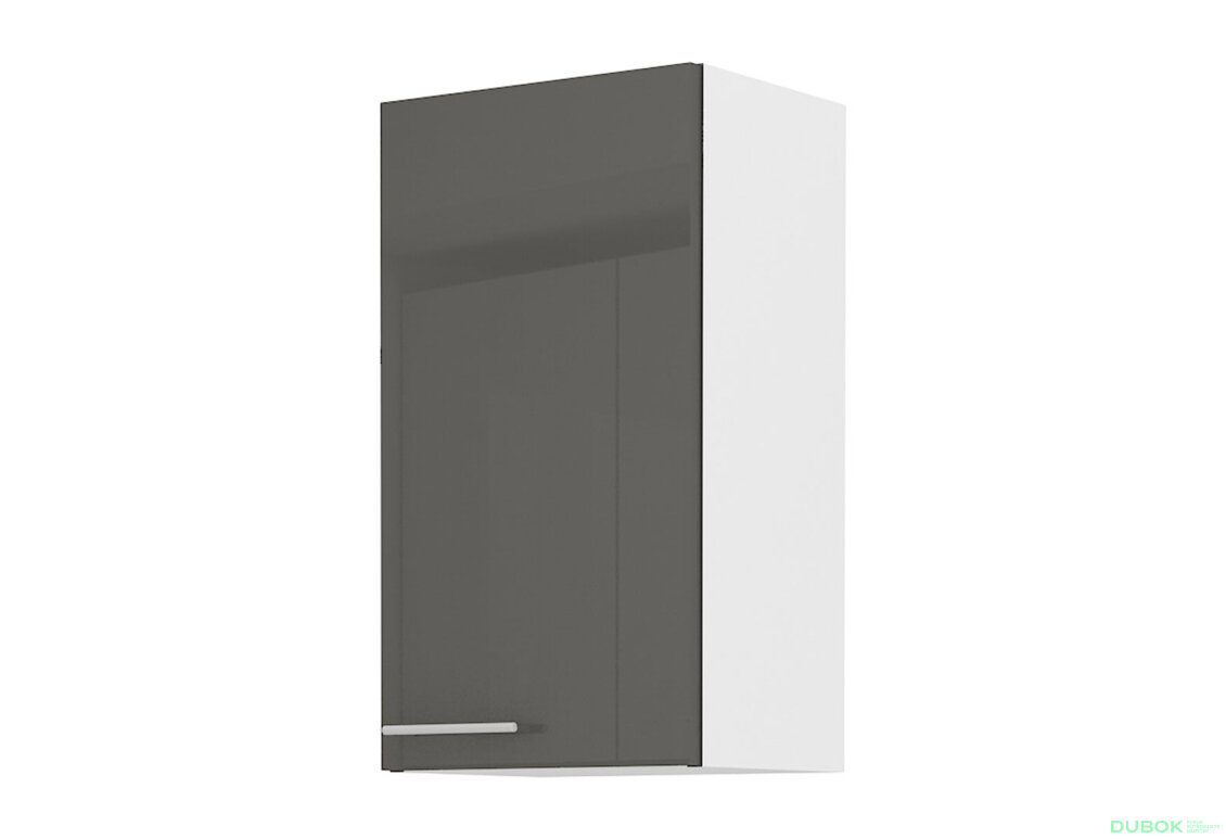 Obrázek 4789 - Kuchyňská sestava 3.0 m Lara bílý / šedý lesk