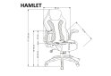 Obrázek 10 - Otočné křeslo Hamlet černý / popel