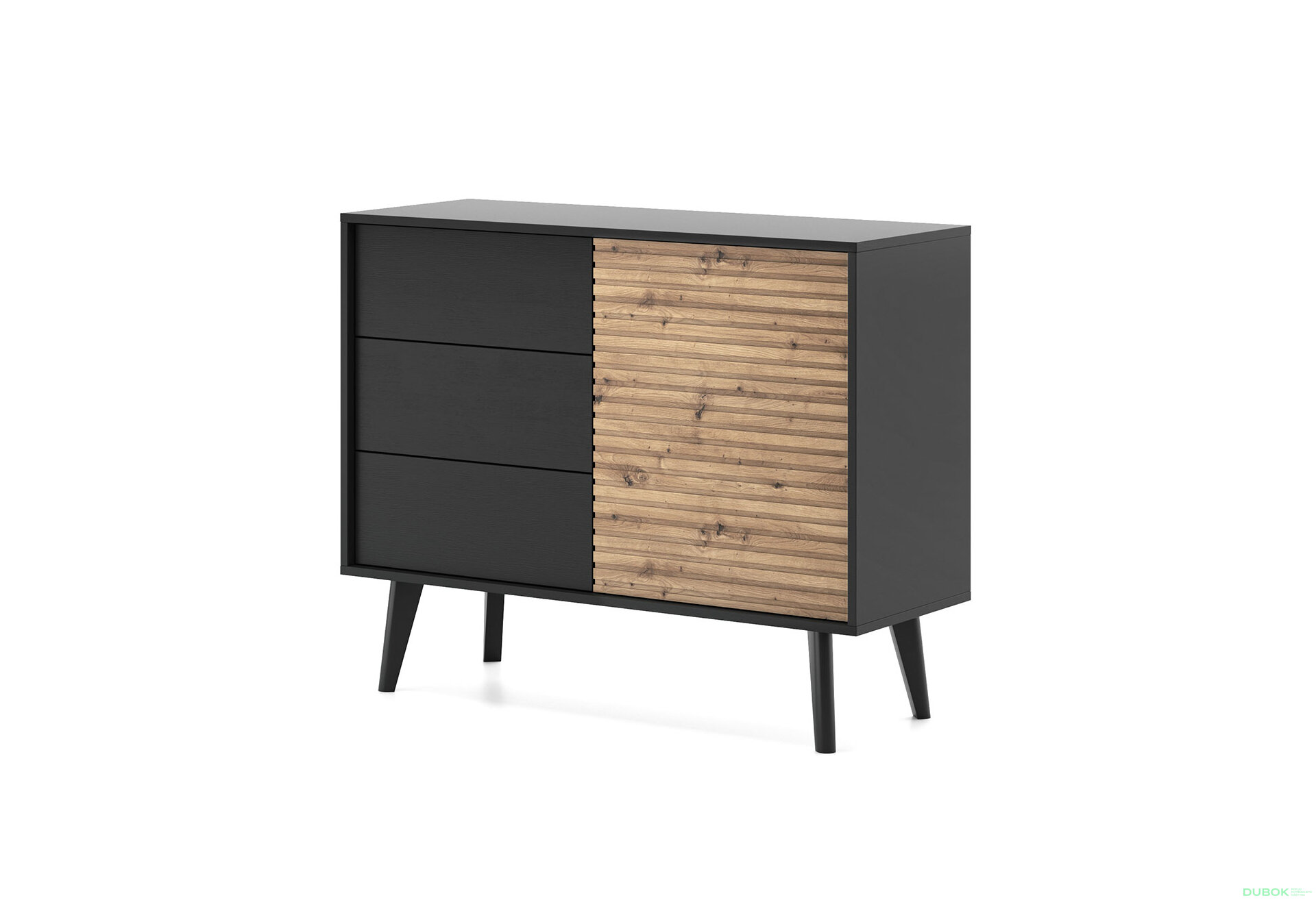 Obrázek 7289 - Obývací sestava I dub artisan / černý Willow
