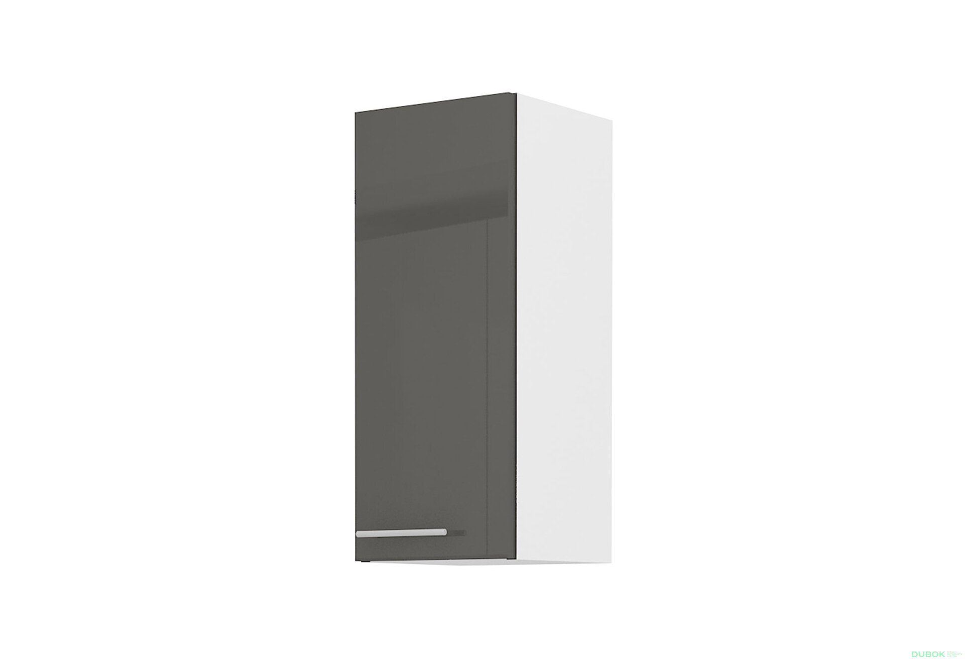 Obrázek 4790 - Kuchyňská sestava 2.1x2.6 m Lara bílý / šedý lesk