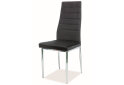 Obrázek 1 - Židle H-261 Chrom, Velvet černý Bluvel 19