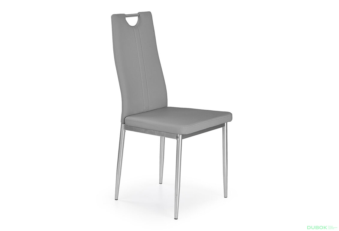 Obrázek 2 - Židle K202 chrom / ekokůže popel