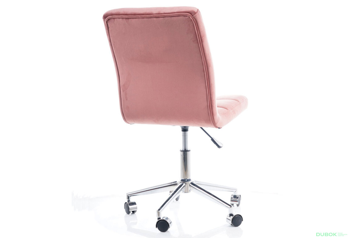 Obrázek 8 - Otočné křeslo Q-020 Velvet, starorůžový Bluvel 52