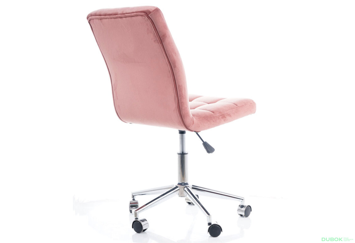 Obrázek 7 - Otočné křeslo Q-020 Velvet, starorůžový Bluvel 52