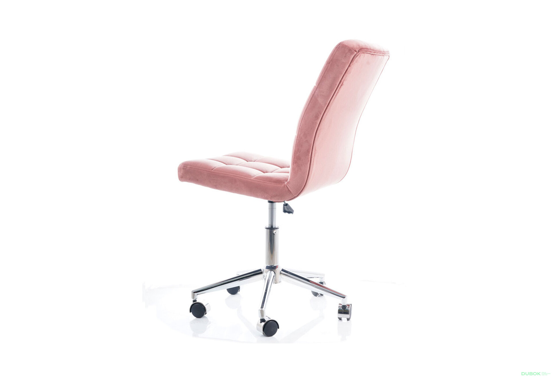 Obrázek 12 - Otočné křeslo Q-020 Velvet, starorůžový Bluvel 52
