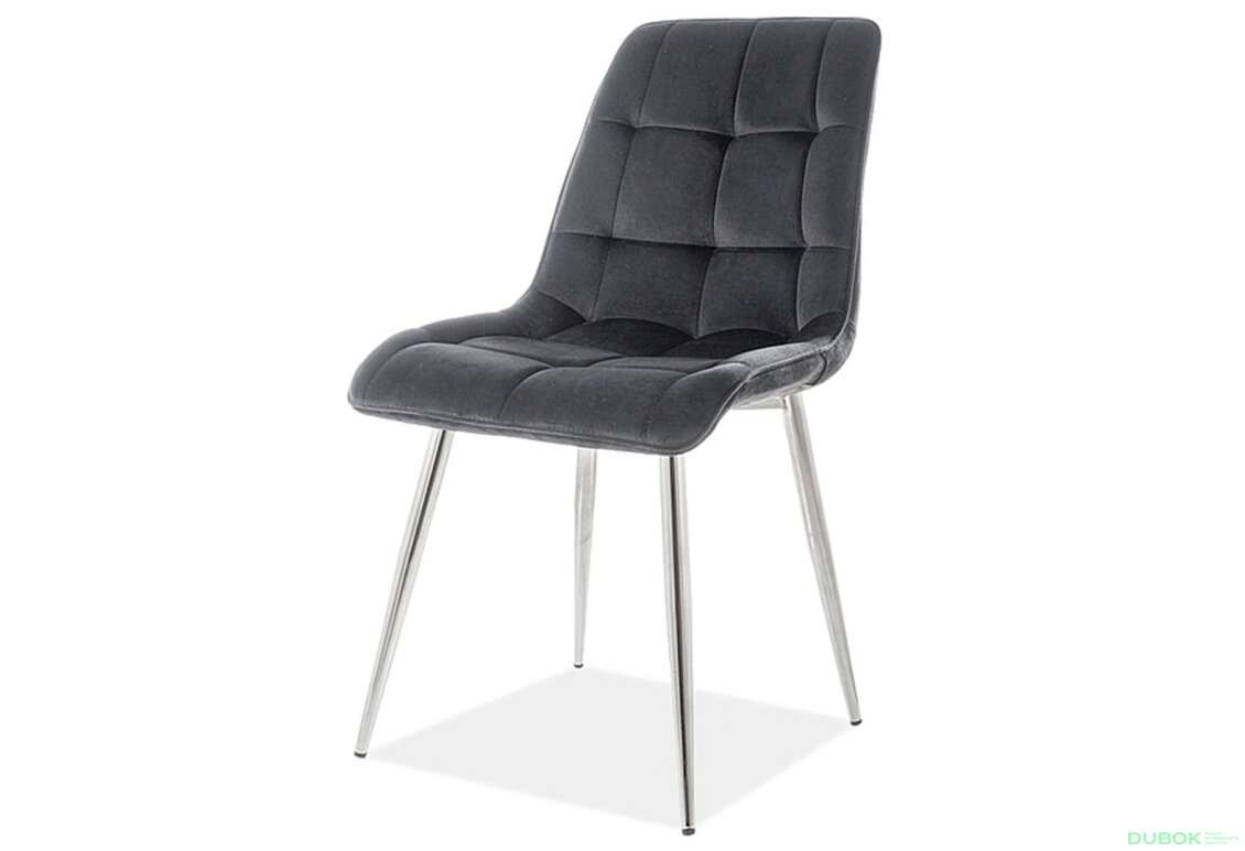 Židle Chic Chom Velvet černý Bluvel 19