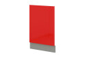 Obrázek 1 - ZM 570x446 dvířka Rose šedý platinový / červený lesk