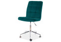 Obrázek 1 - Otočné křeslo Q-020 Velvet, zelený Bluvel 78