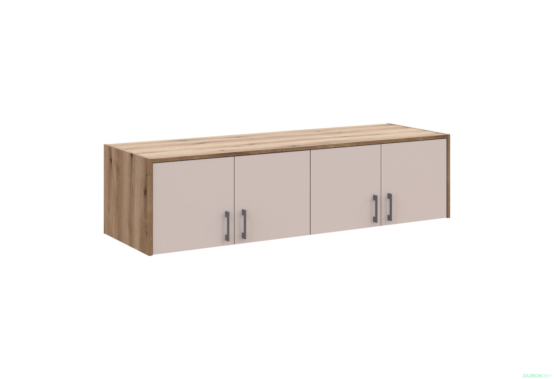 Obrázek 3 - Nástavba Rondi 4 dřevotříska 160x52x41 dub artisan / kašmír