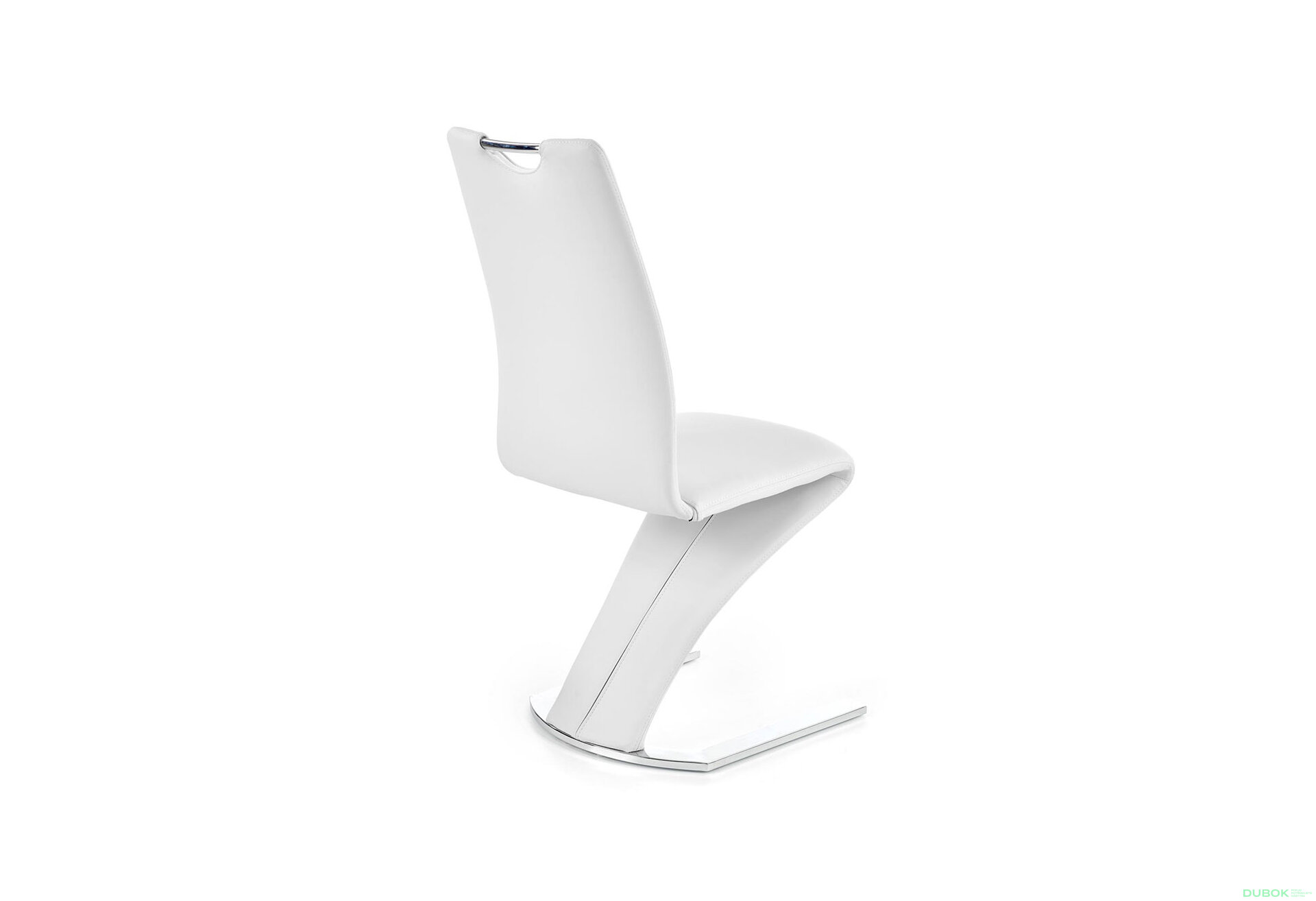 Obrázek 5 - Židle K188 chrom, bílá ekokůže