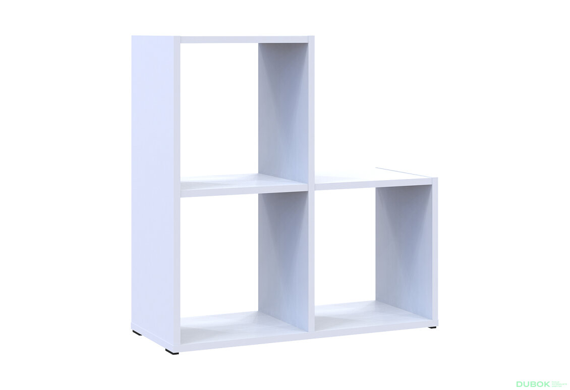 Obrázek 3 - Regál otevřený Step 2х2 69х28.8х71.4 bílý