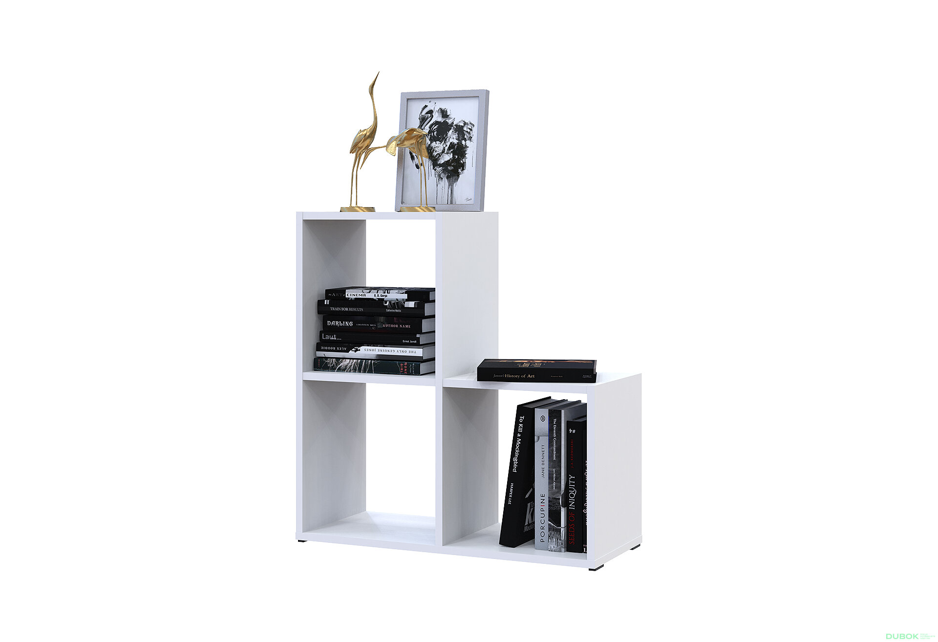 Obrázek 4 - Regál otevřený Step 2х2 69х28.8х71.4 bílý