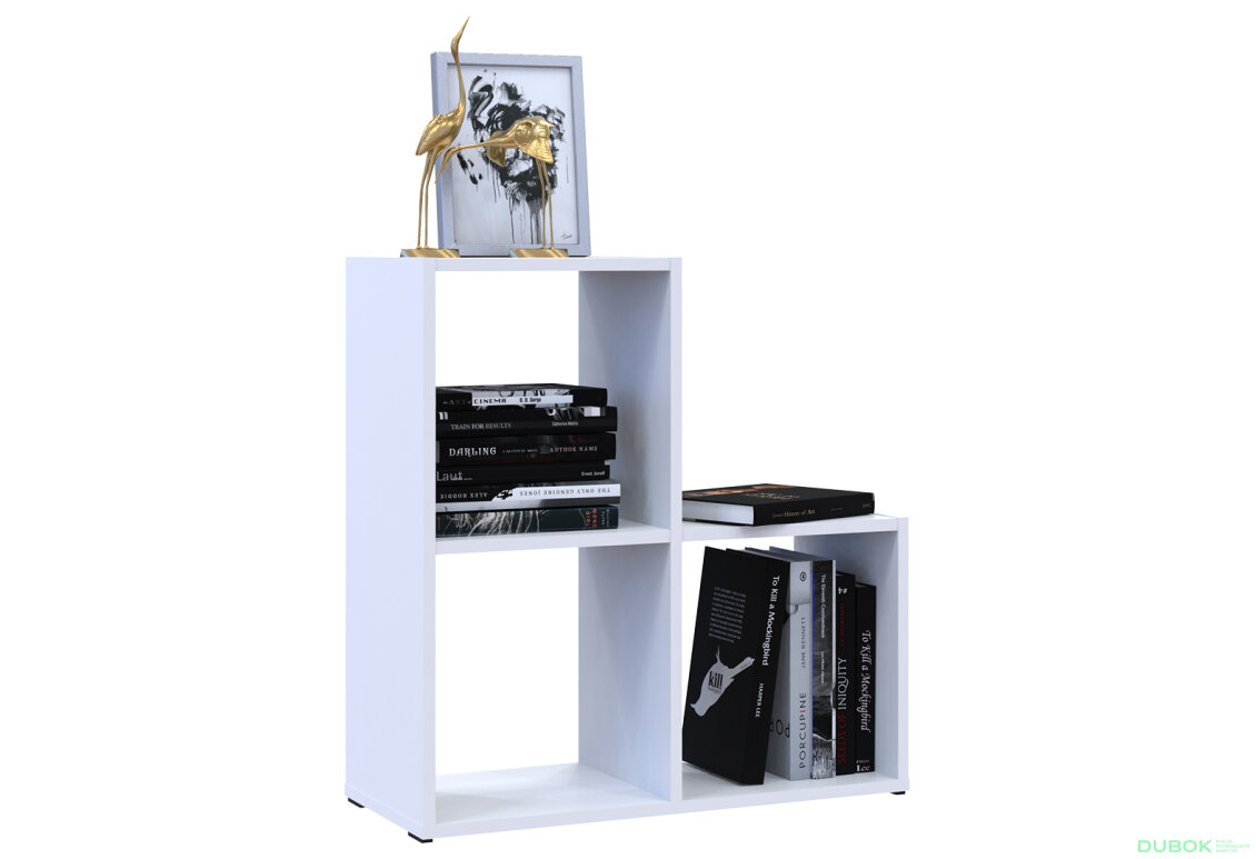 Obrázek 6 - Regál otevřený Step 2х2 69х28.8х71.4 bílý