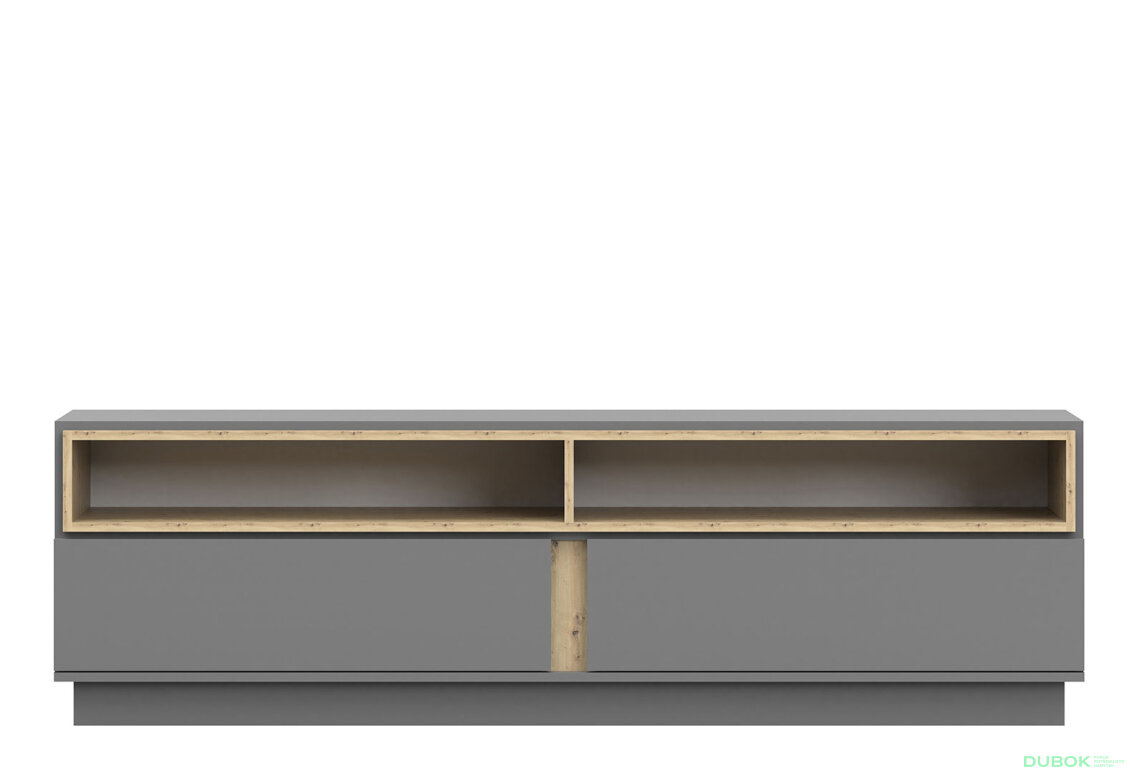 Obrázek 2 - TV stolek Grey šedá, artisan / šedá Idczak meble