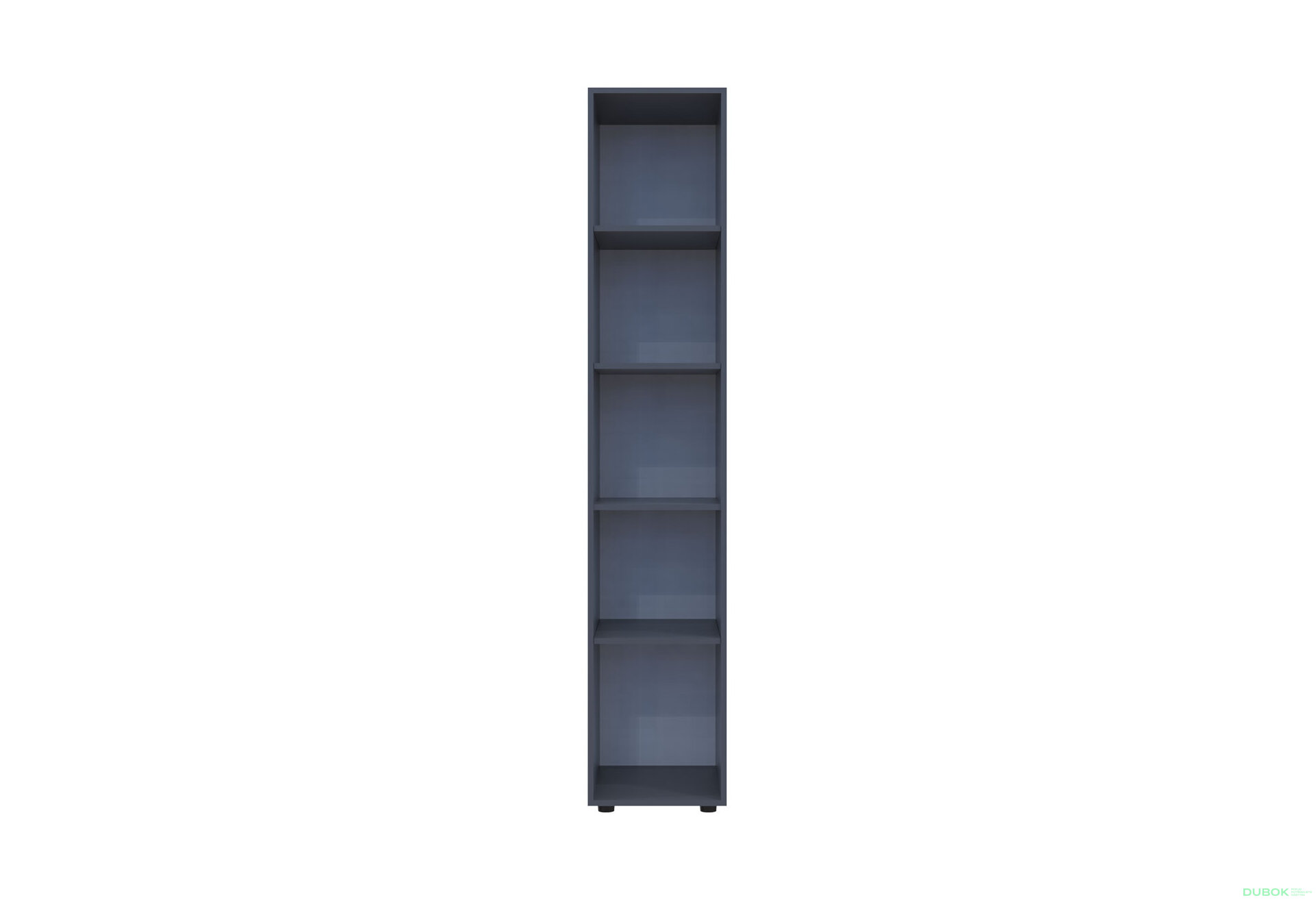 Obrázek 5 - Skříň jednodveřová se zrcadlem Gelar 39 cm Grafit