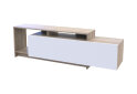 Obrázek 1 - TV stolek U2 dub sonoma / bílý dřevotříska 160x38x48